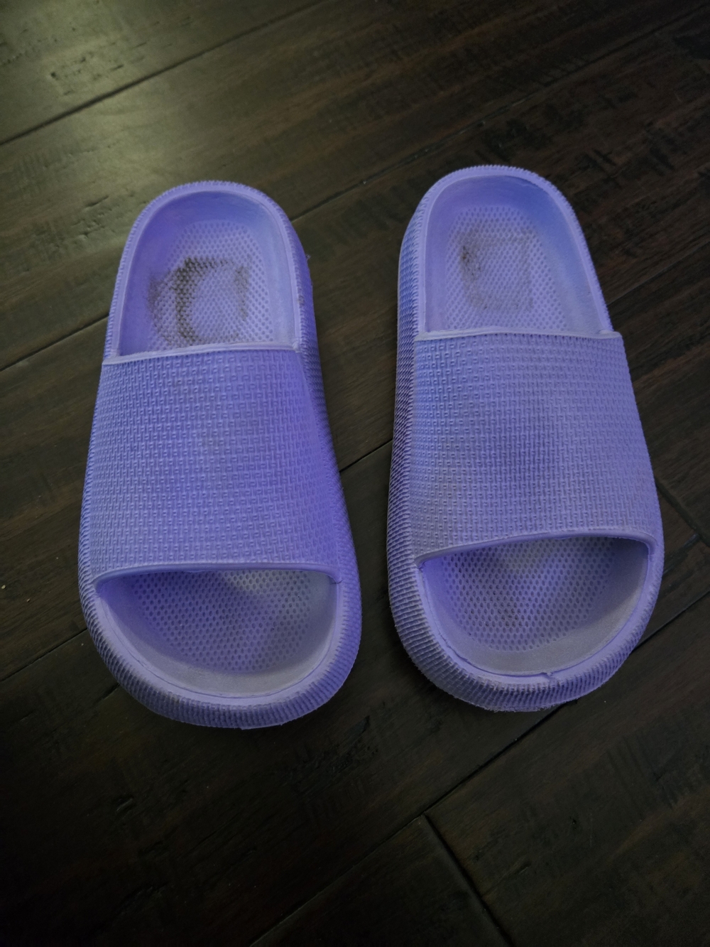 Lavender Slide Sandals - Slip-On Pool Slides